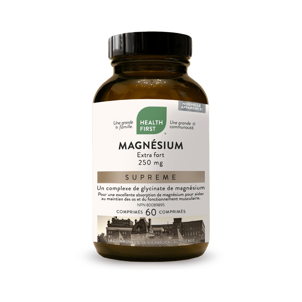 HEALTH FIRST Suppléments Magnésium extra-fort 250mg 60comp