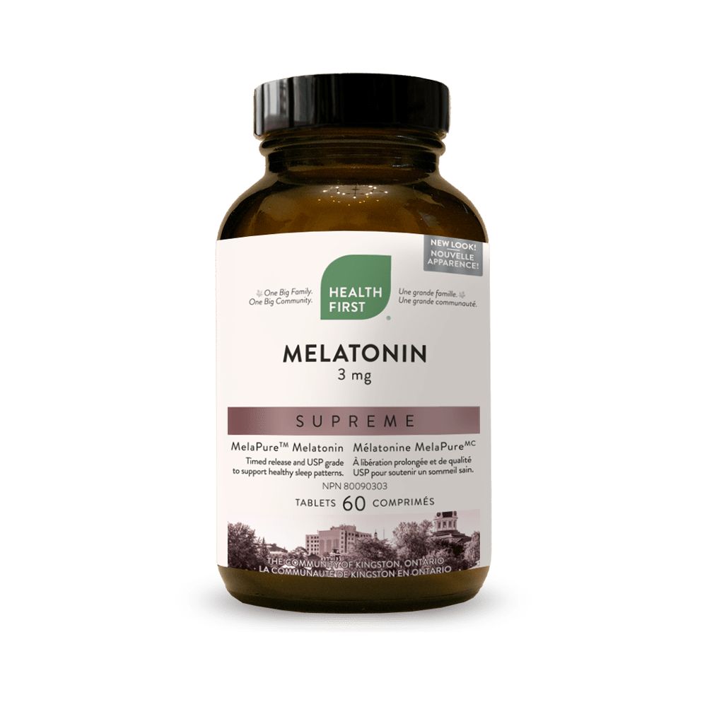 HEALTH FIRST Suppléments Mélatonine 3mg suprême 60comp
