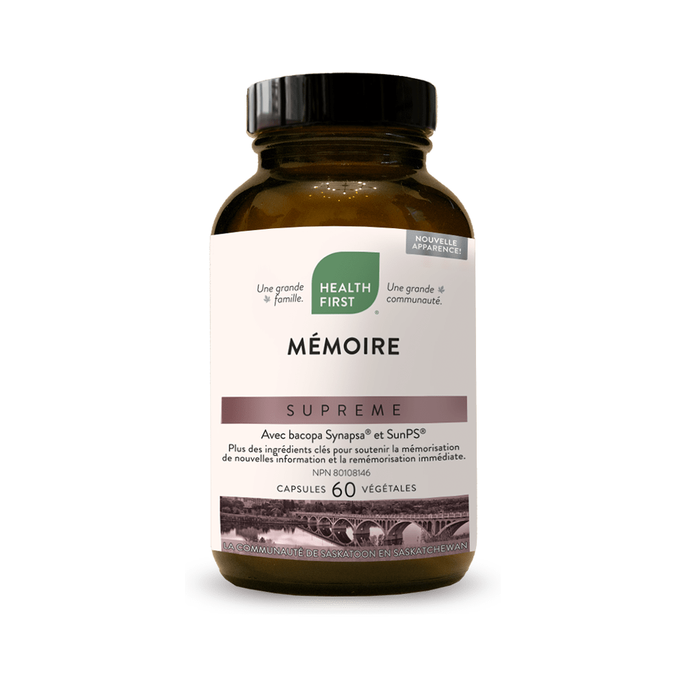 HEALTH FIRST Suppléments Mémoire suprême 60vcaps