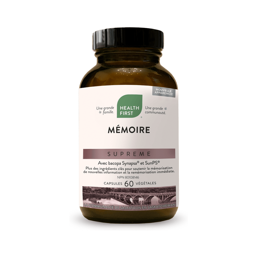 HEALTH FIRST Suppléments Mémoire suprême 60vcaps