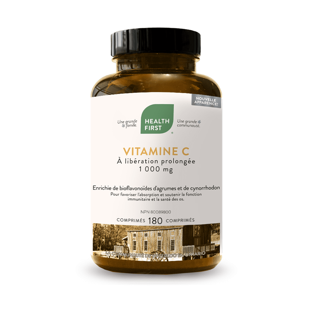 HEALTH FIRST Suppléments Vitamine C à libération prolongée 1000mg 180comp