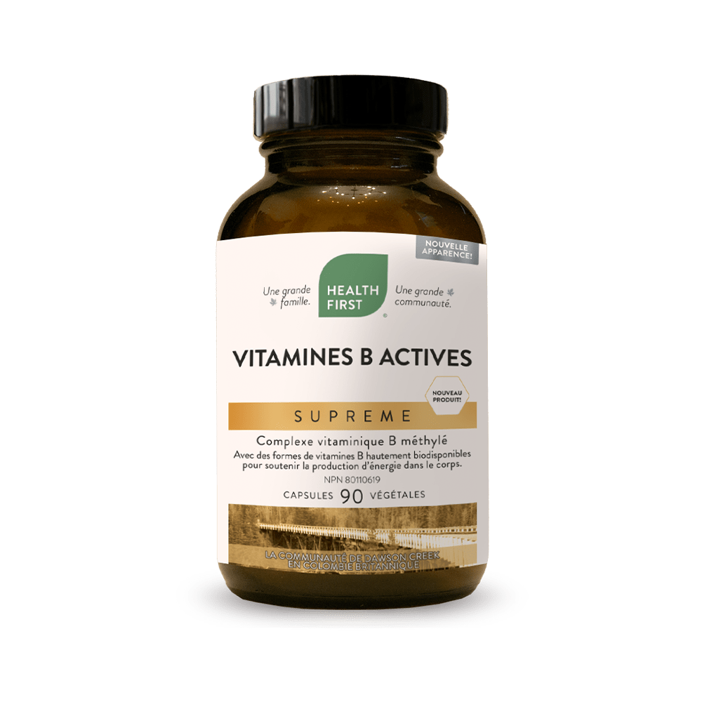 HEALTH FIRST Suppléments Vitamines B actives suprême 90vcaps