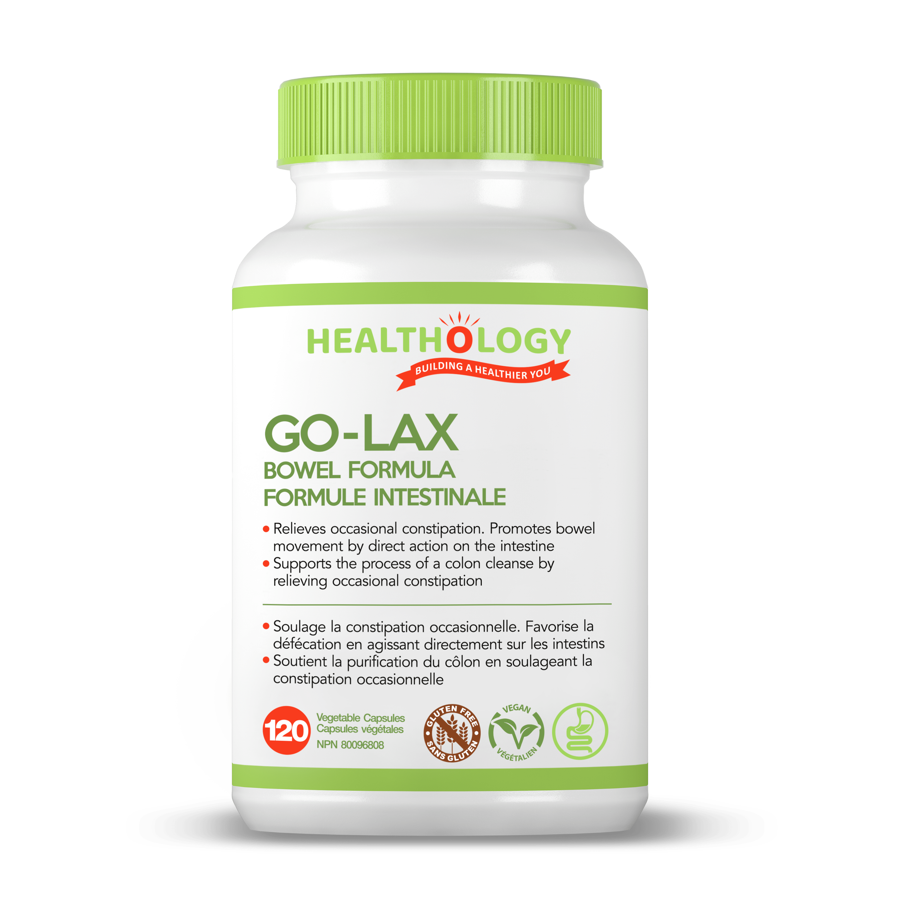 HEALTHOLOGY Suppléments Go-lax  120vcaps