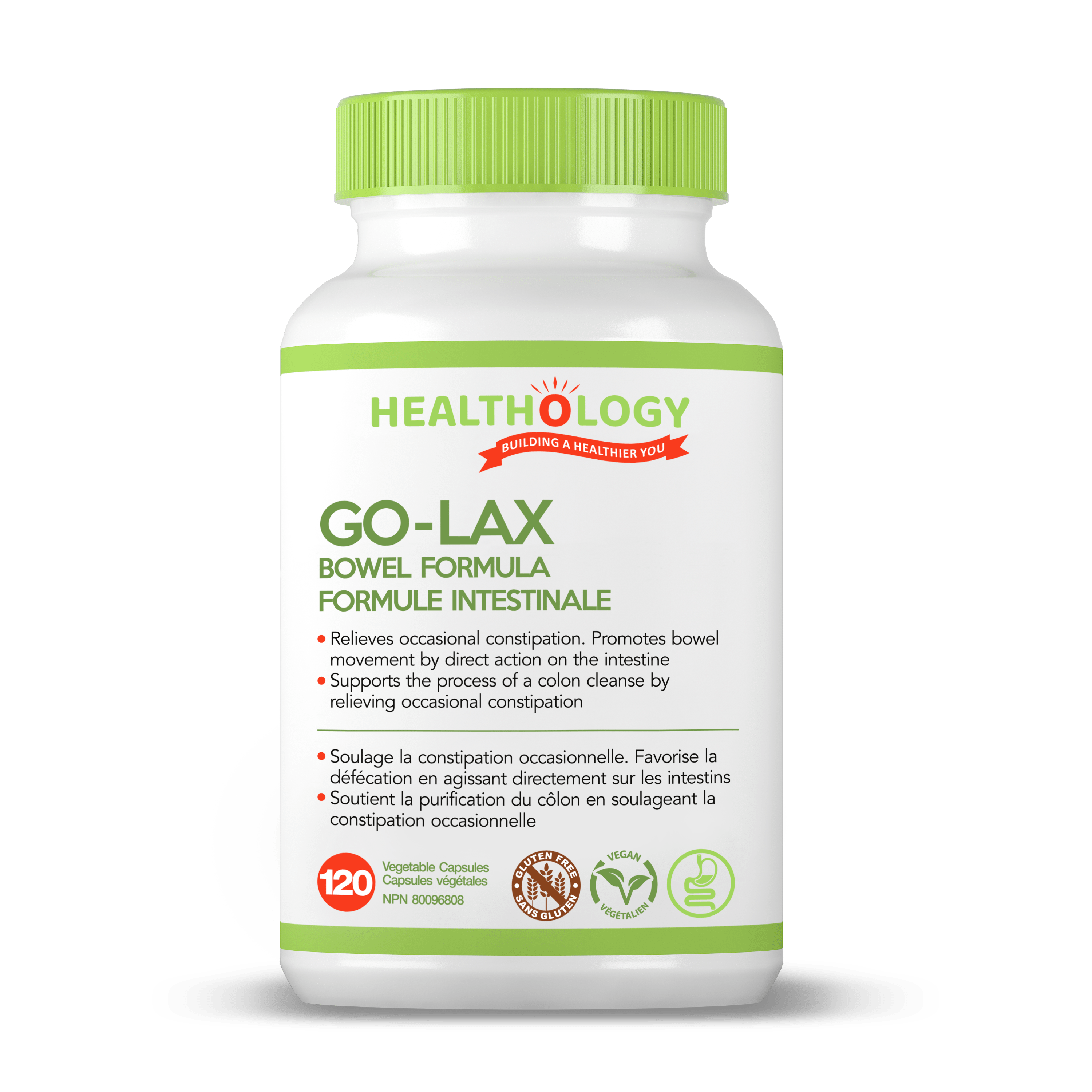 HEALTHOLOGY Suppléments Go-lax 120vcaps