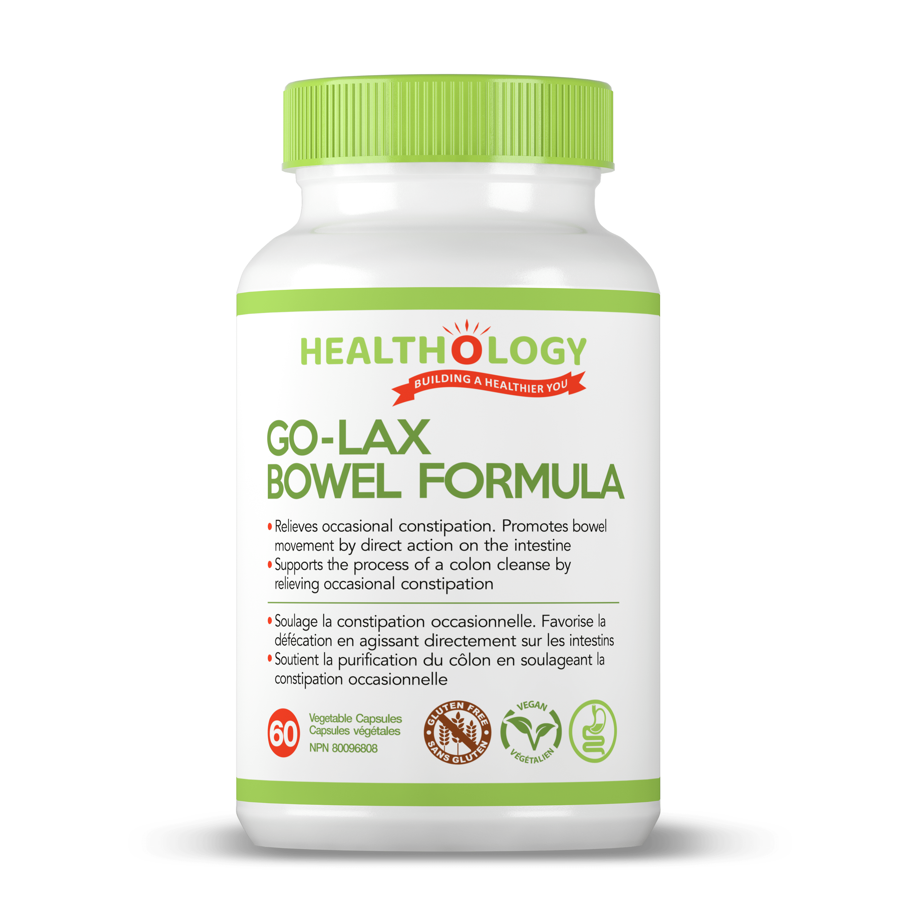 HEALTHOLOGY Suppléments Go-lax  60caps