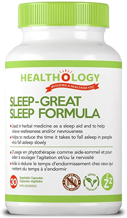 HEALTHOLOGY Suppléments Sleep-great 30caps