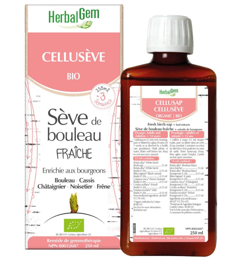 HERBAL GEM Suppléments CelluSève bio 250ml