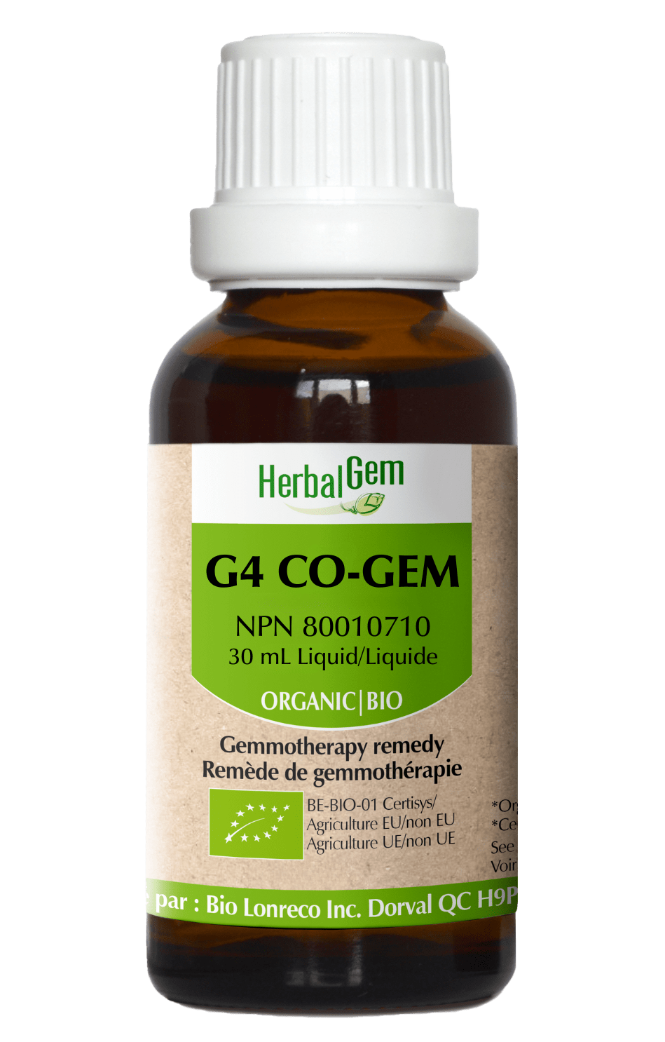 HERBAL GEM Suppléments Co-Gem bio (G-4) 30ml