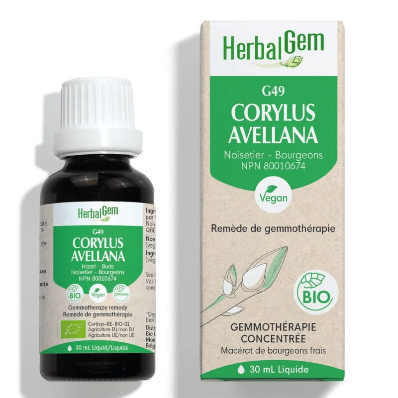 HERBAL GEM Suppléments Corylus avellana bio (G-49) 30ml