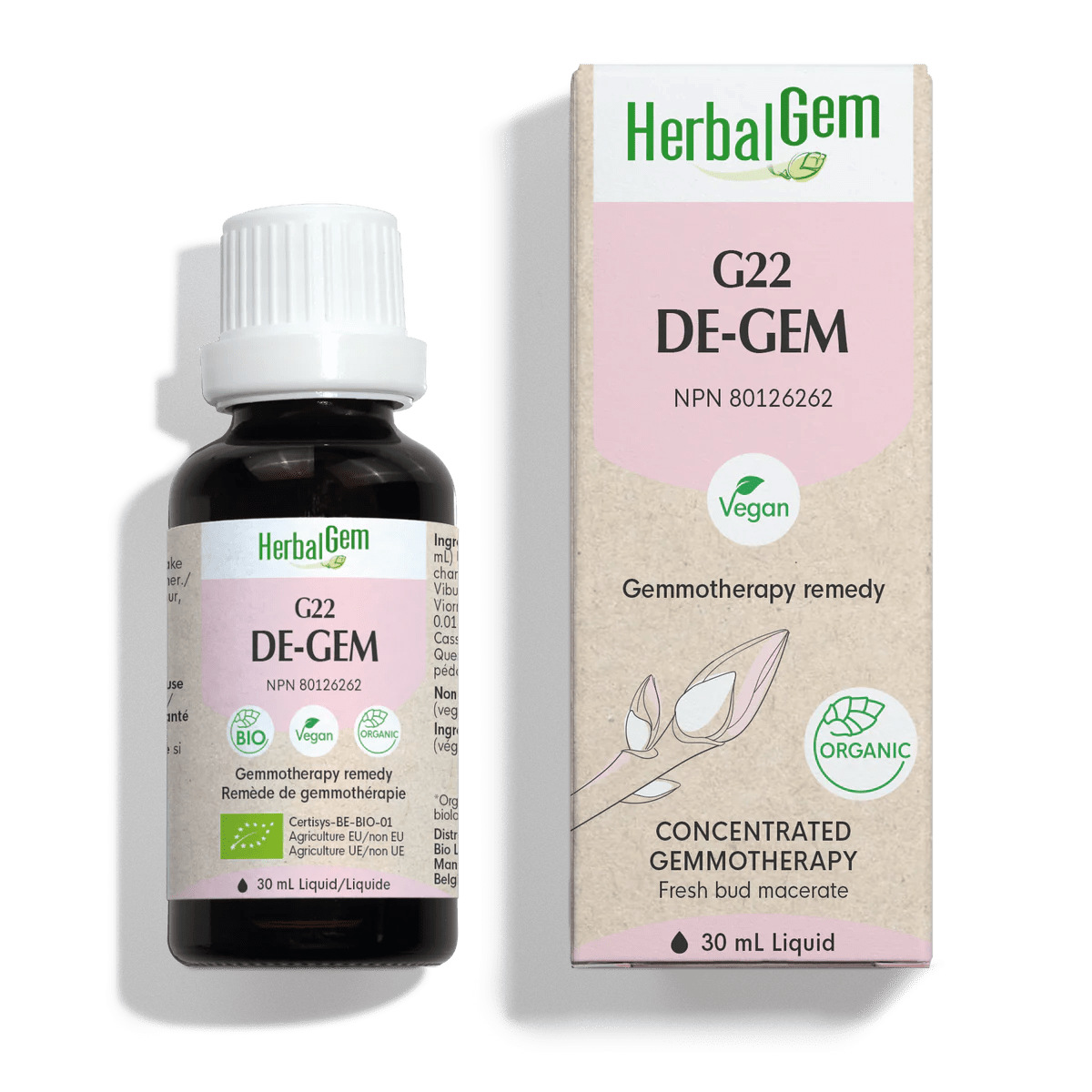 HERBAL GEM Suppléments DE-Gem bio (G-22) 30ml