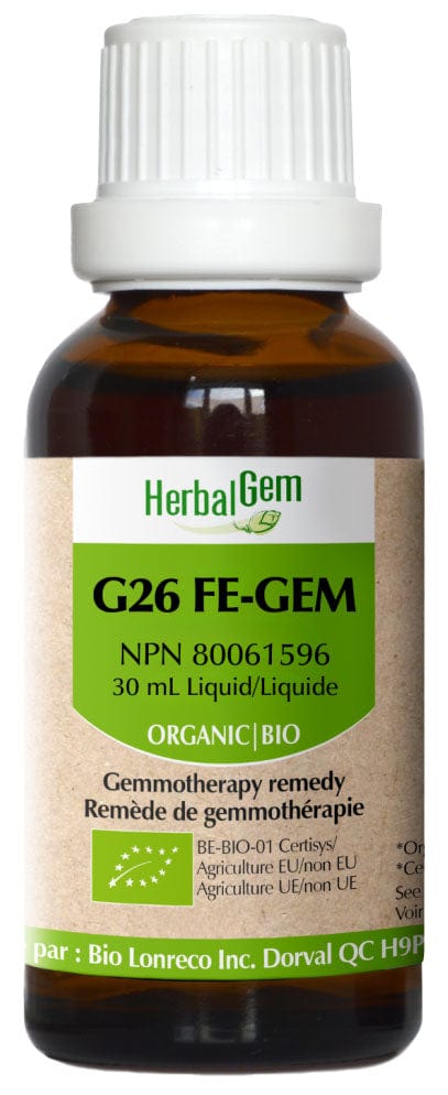 HERBAL GEM Suppléments FE-Gem bio (G-26) 30ml