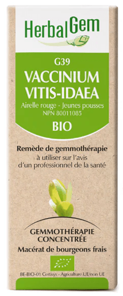 HERBAL GEM Suppléments Vaccinum vitis-idaea bio  (G39) 50ml