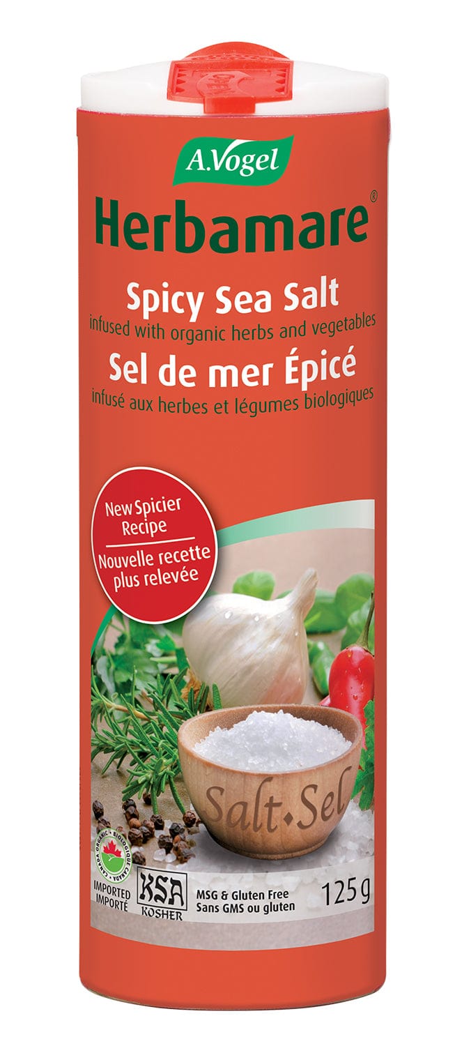 HERBAMARE Épicerie Sel de mer aux herbes épicé 125g