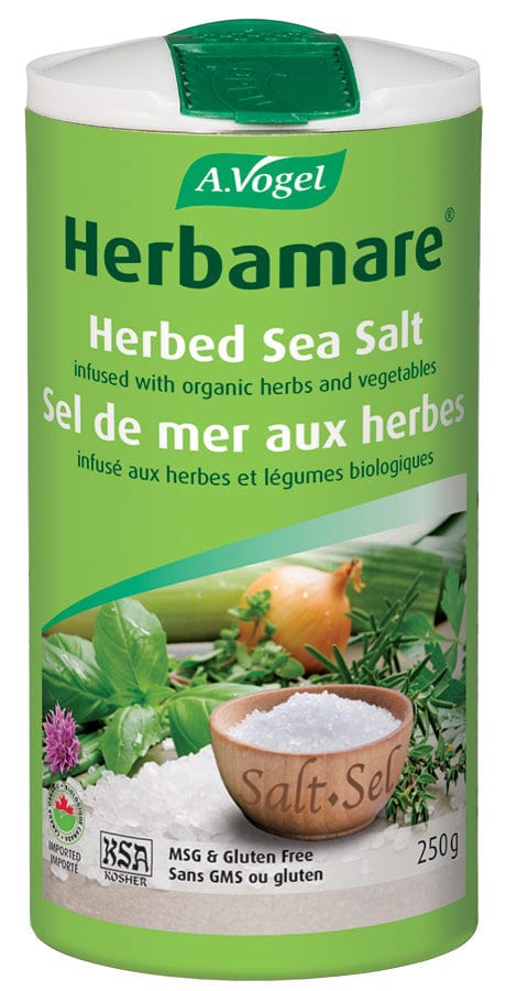 HERBAMARE Épicerie Sel de mer aux herbes régulier 250g