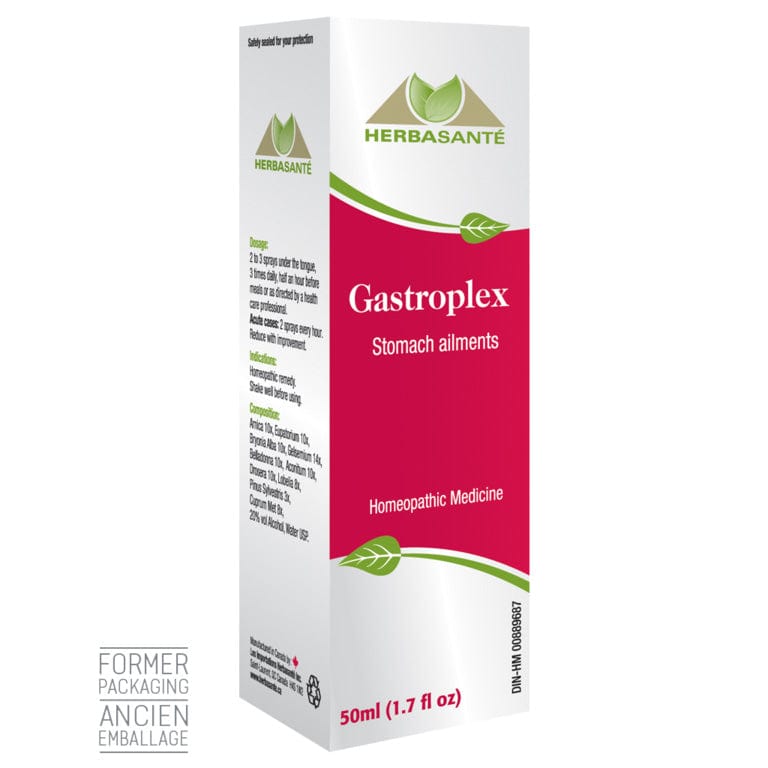 HERBASANTÉ Suppléments Gastroplex 50ml
DATE DE PÉREMPTION : 31 DÉCEMBRE 2024