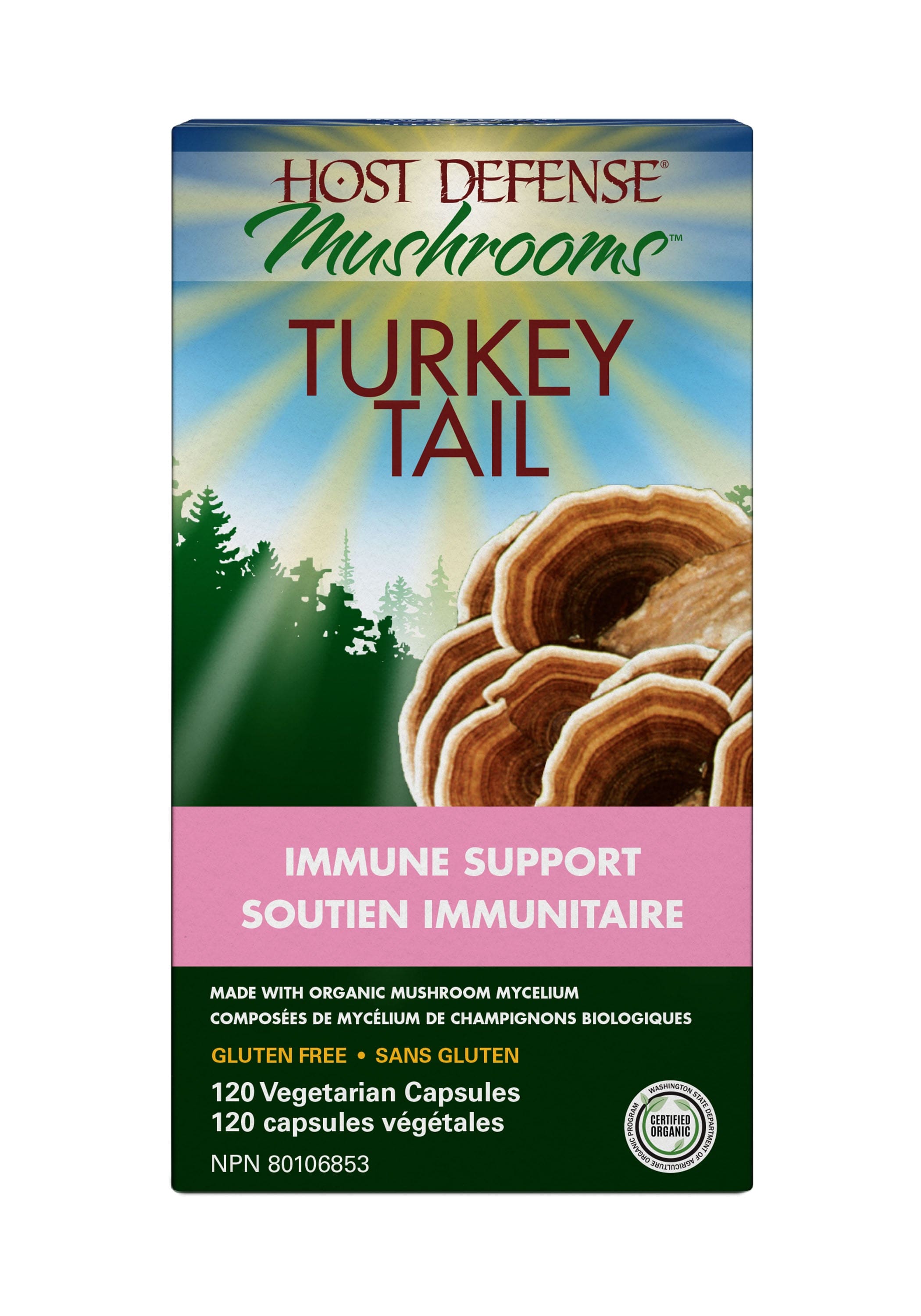 HERBASANTÉ Suppléments Turkey tail 120caps