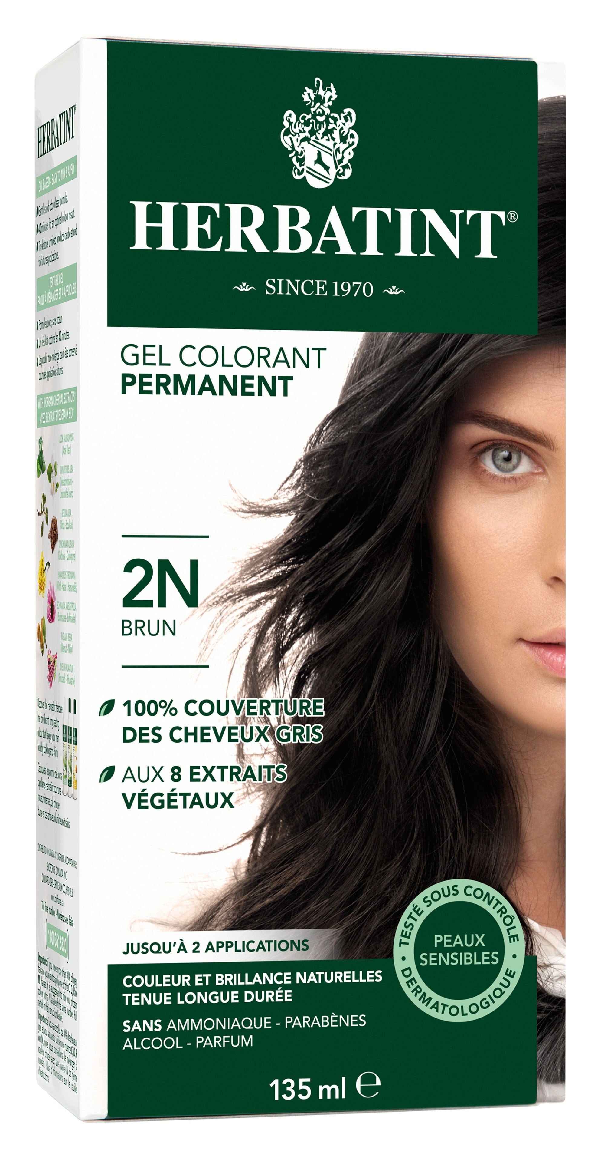 HERBATINT Soins & beauté Teinture 2N Brun 135ml