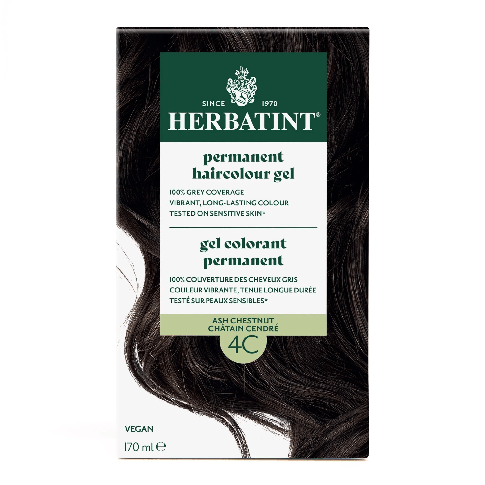 HERBATINT Soins & beauté Teinture 4C Châtain cendré 135ml