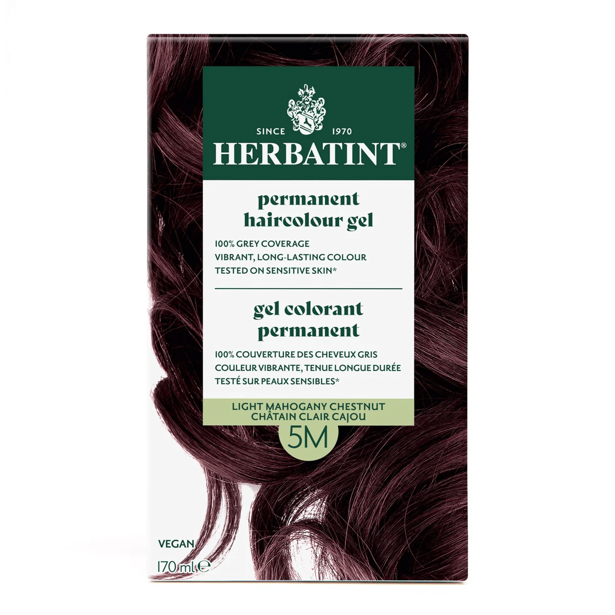 HERBATINT Soins & beauté Teinture 5M Châtain acajou clair 170ml