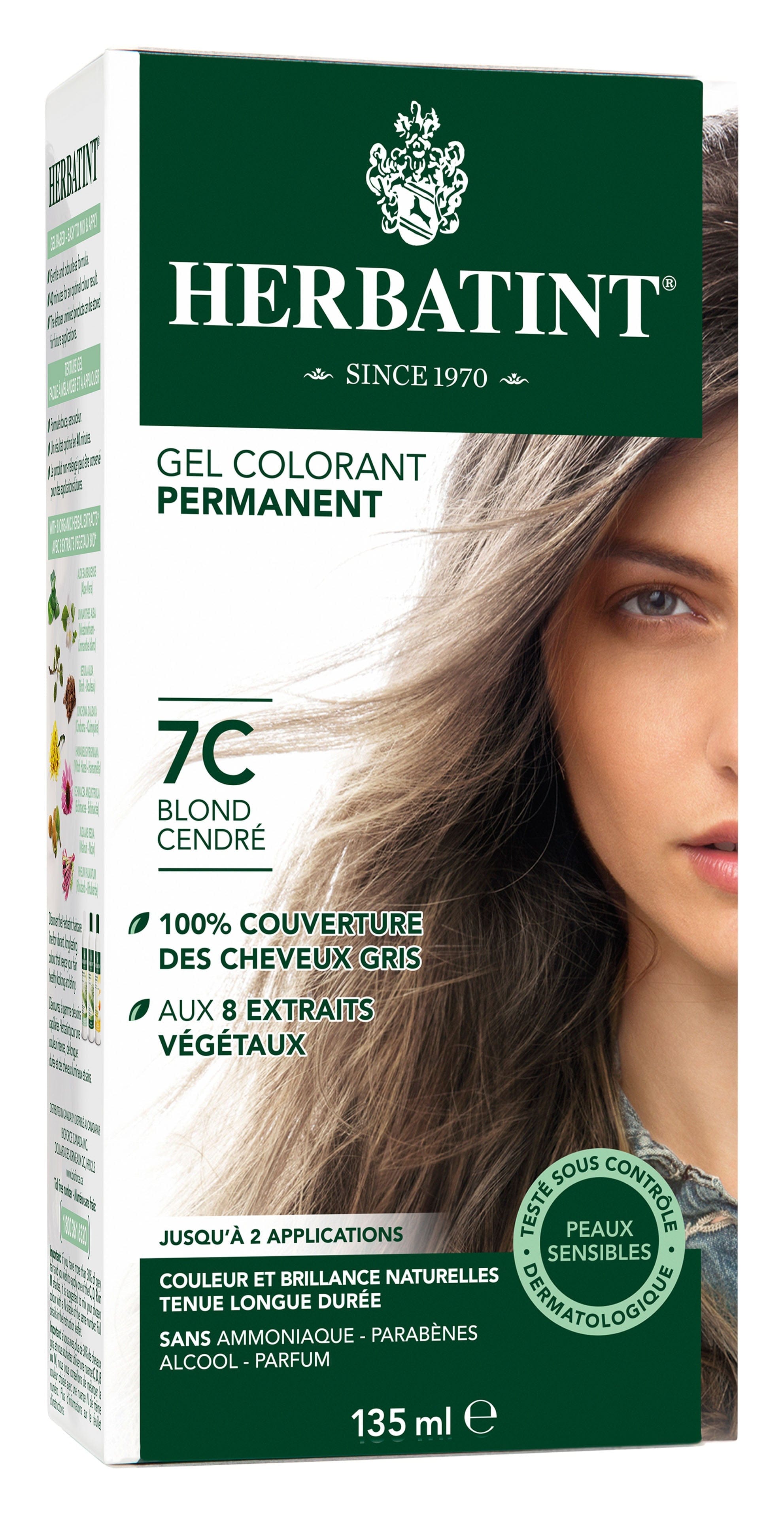 HERBATINT Soins & beauté Teinture 7C Blond cendré 135ml