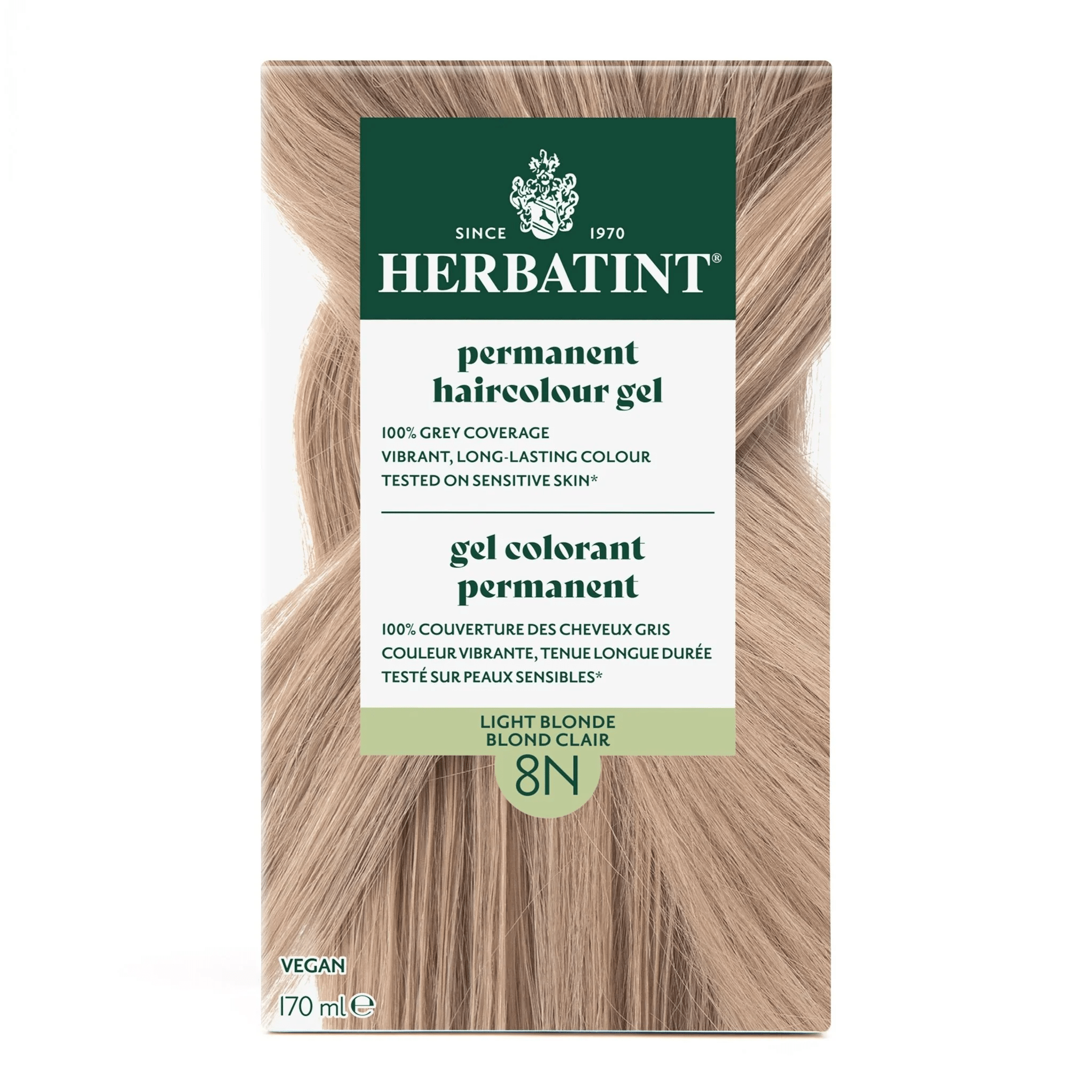 HERBATINT Soins & beauté Teinture 8N Blond clair 170ml