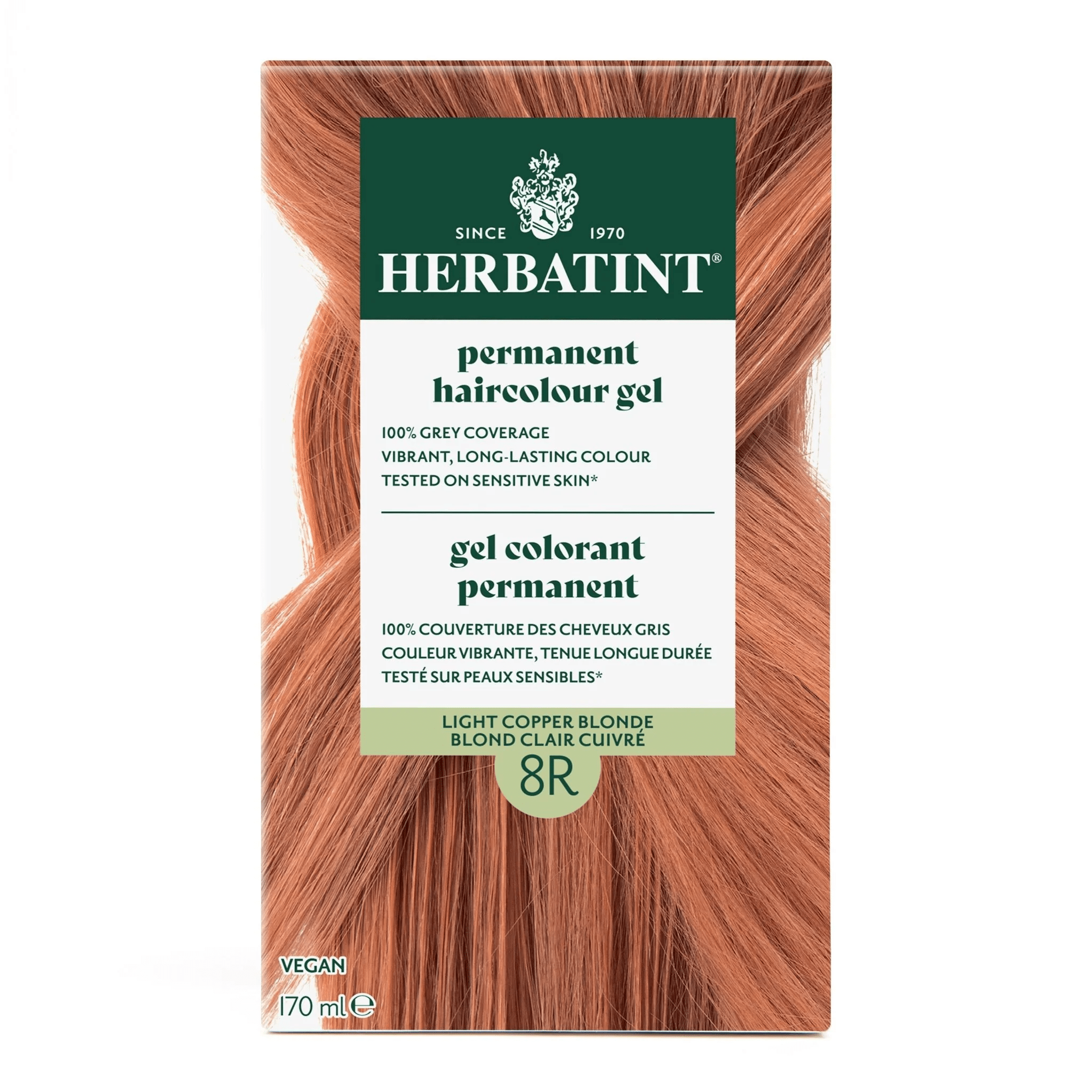 HERBATINT Soins & beauté Teinture 8R Blond cuivré clair 170ml
