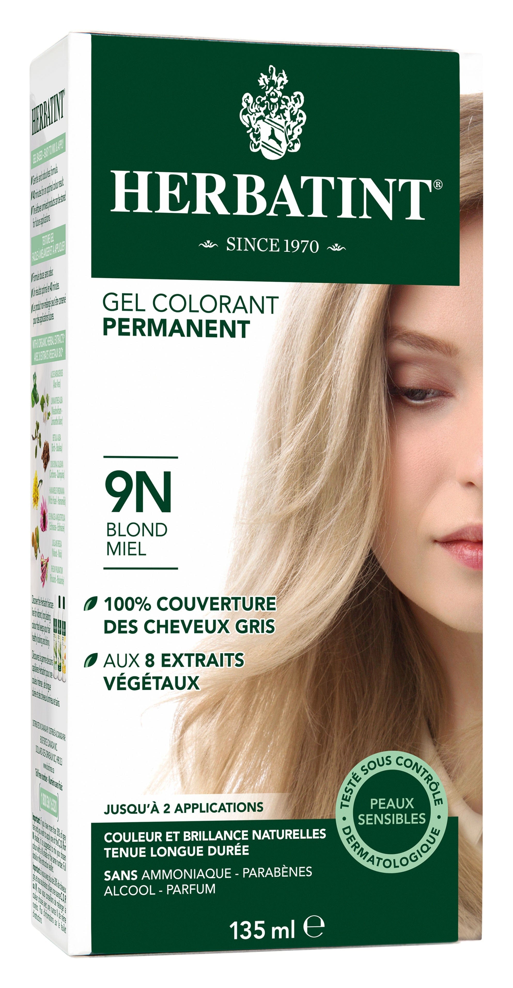 HERBATINT Soins & beauté Teinture 9N Blond miel 135ml