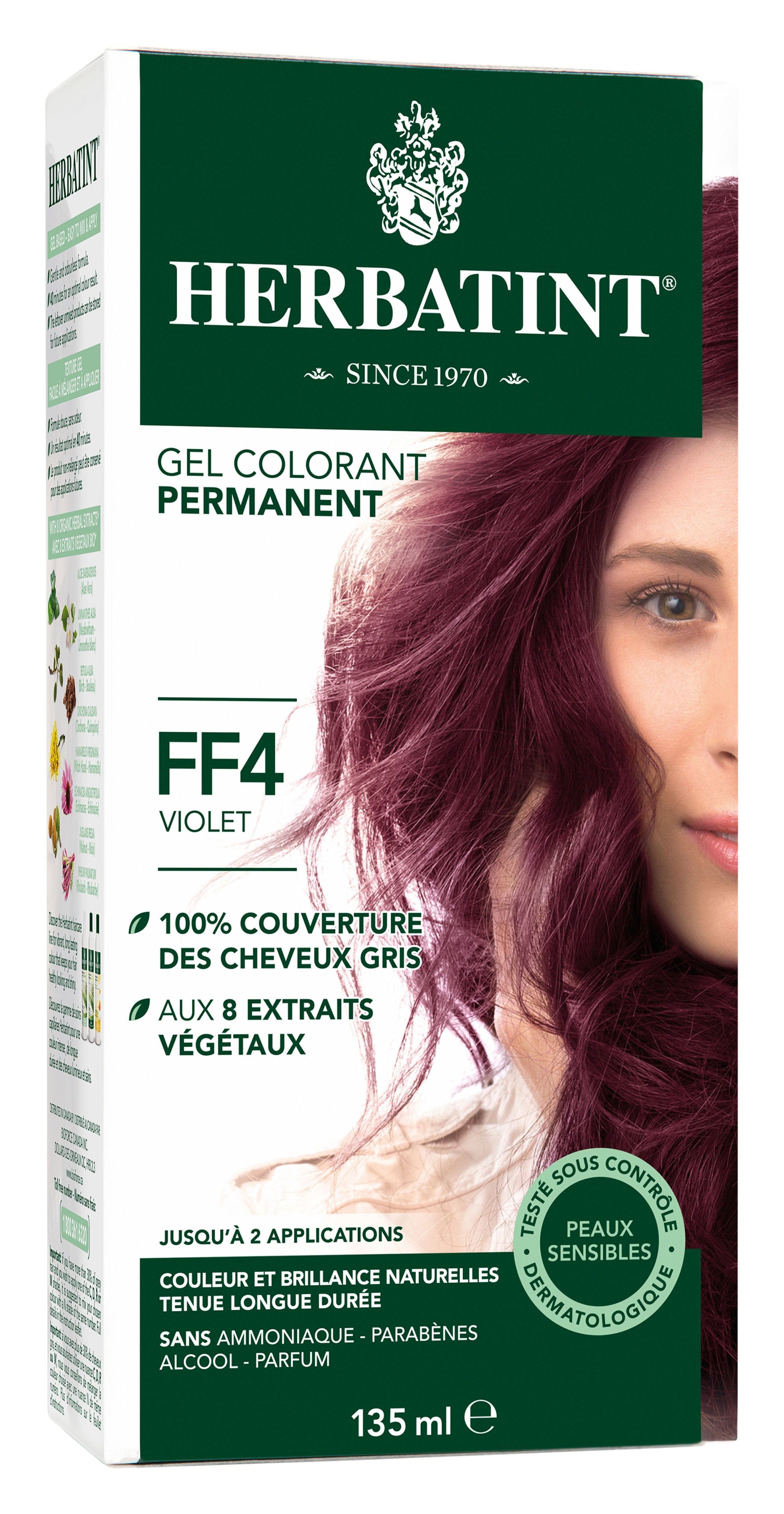 HERBAVITA Soins & beauté Teinture FF4 violet 135ml