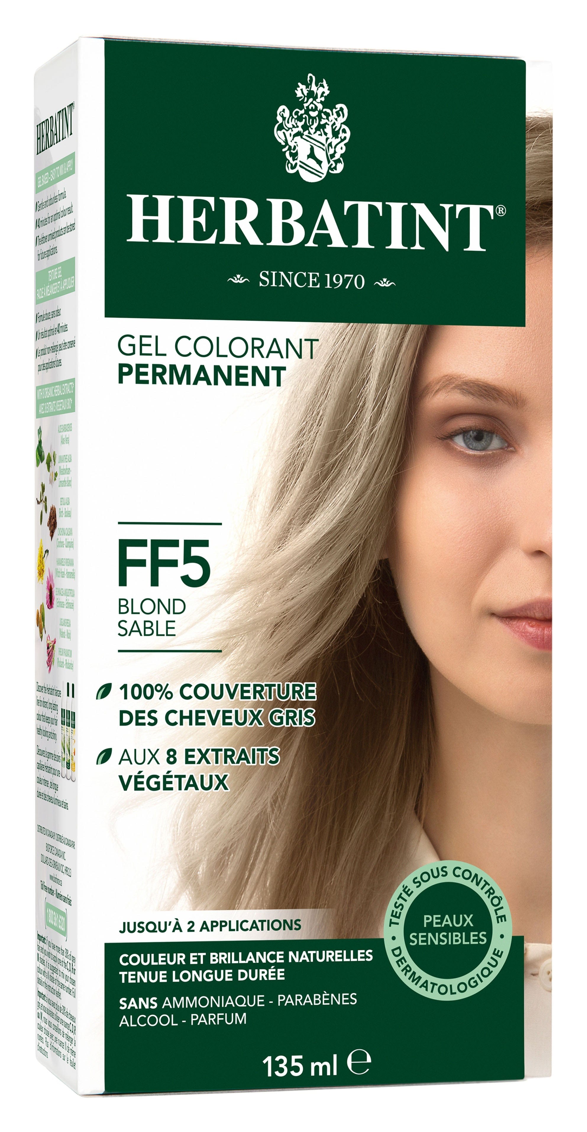 HERBAVITA Soins & beauté Teinture FF5 Blond sable 135ml