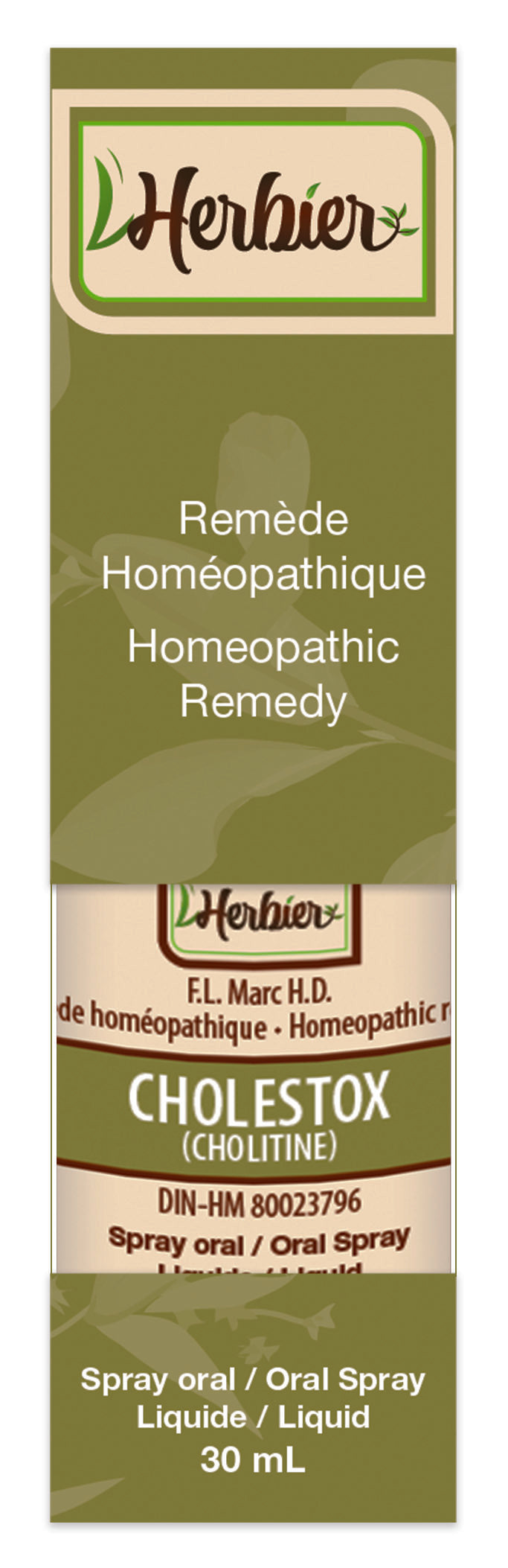 HERBIER Suppléments Cholestox (Cholitine) DIN-HM80023796 30ml