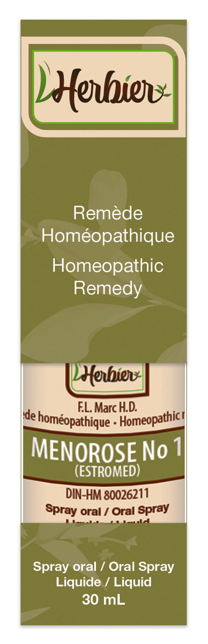 HERBIER Suppléments Mén-o-rose No 1 (Estromed) DIN-HM80026211 30ml