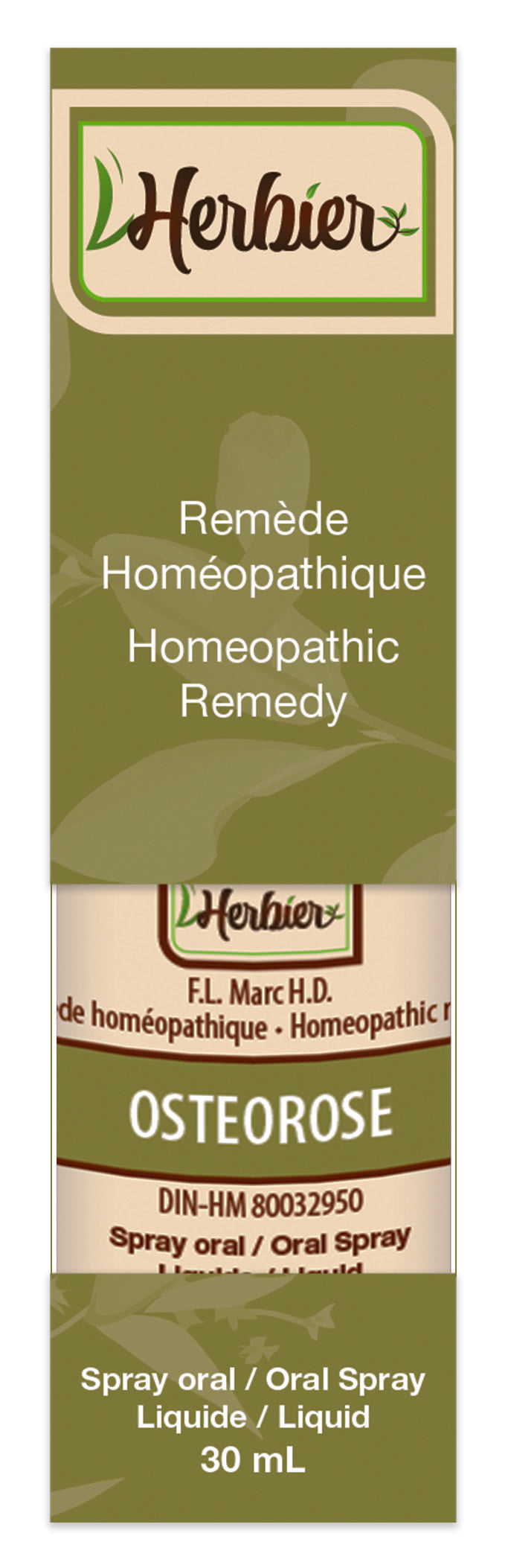 HERBIER Suppléments Osteorose DIN-HM80032950 30ml