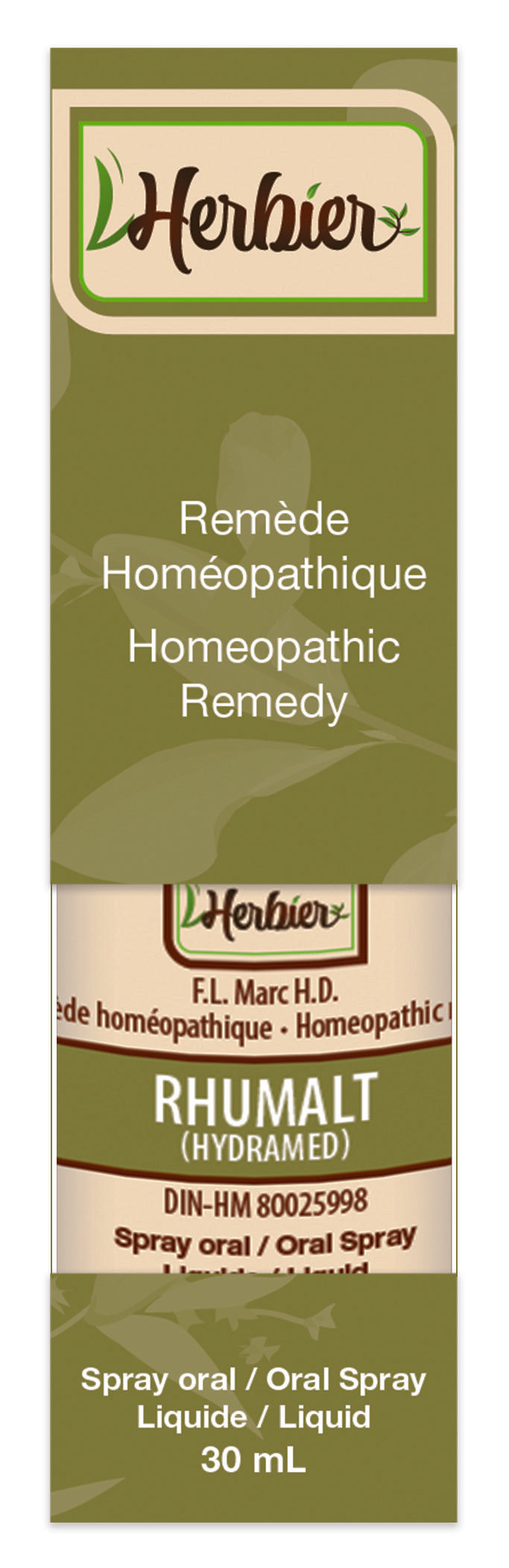 HERBIER Suppléments Rhumalt (Hydramed) DIN-HM80025998 30ml