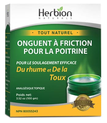 HERBION Suppléments Baume à friction naturel 100gm