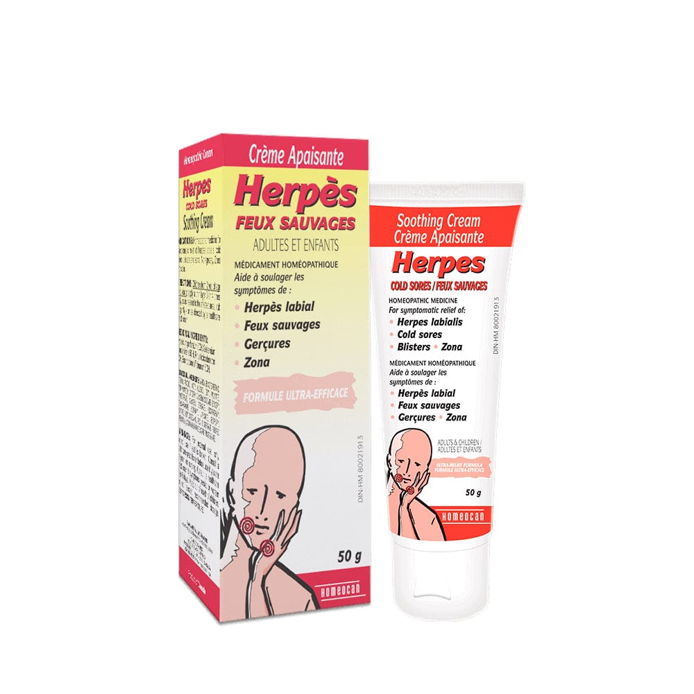 HOMEOCAN Suppléments Crème herpès 50g