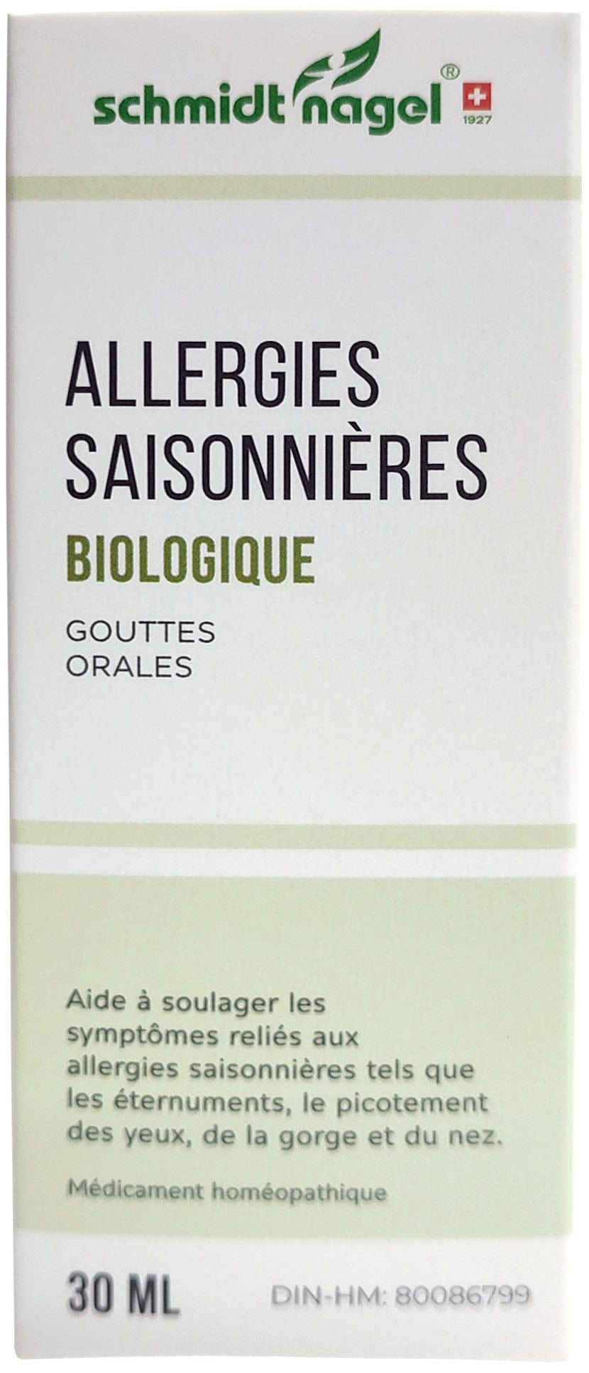 HOMEODEL Suppléments Allergies saisonnières bio 30ml