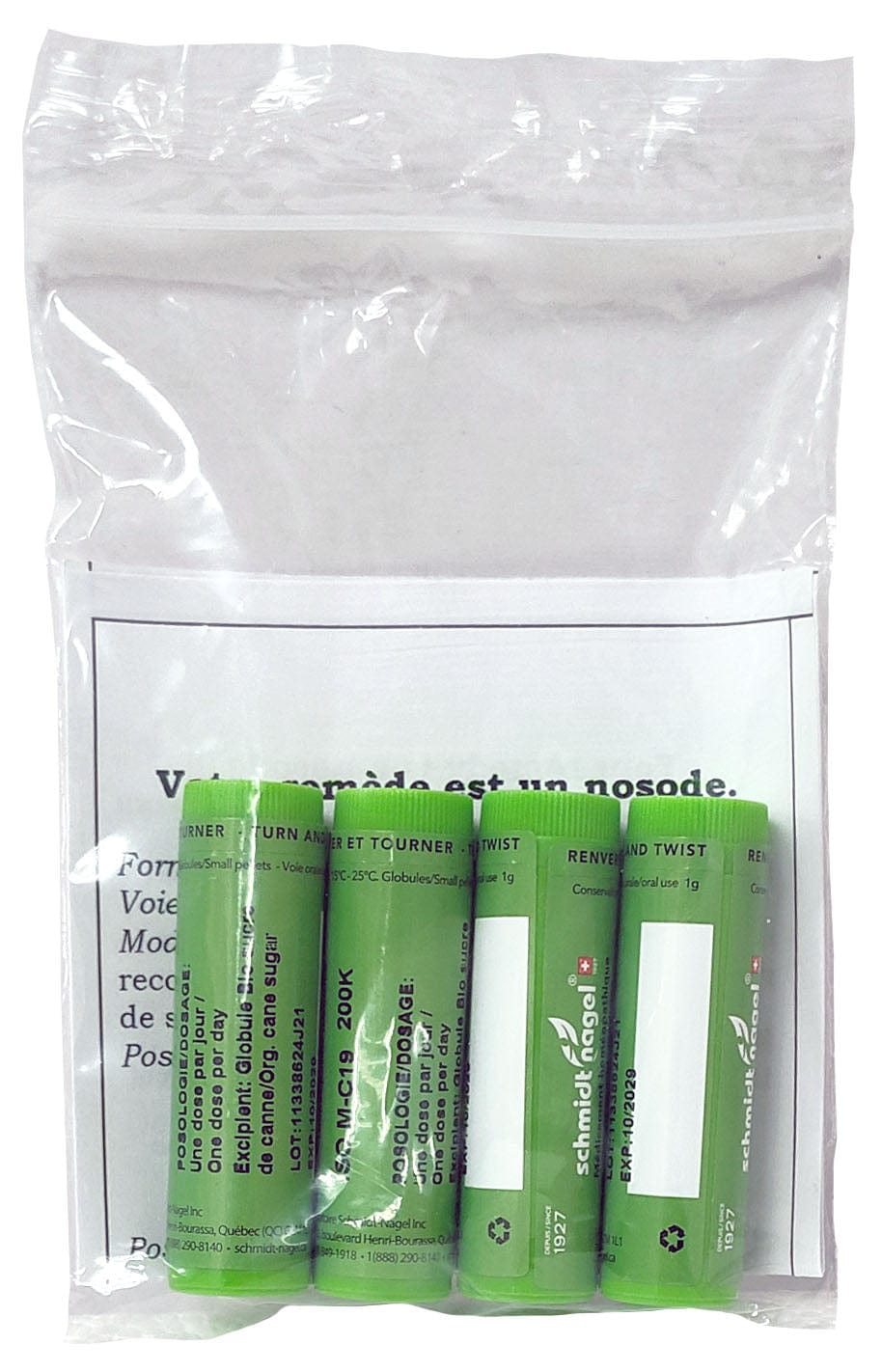 HOMEODEL Suppléments Detox vax M 4doses