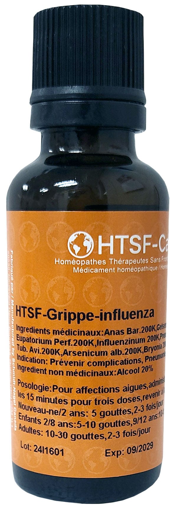 HOMEODEL Suppléments HTSF-Grippe-influenza 30ml