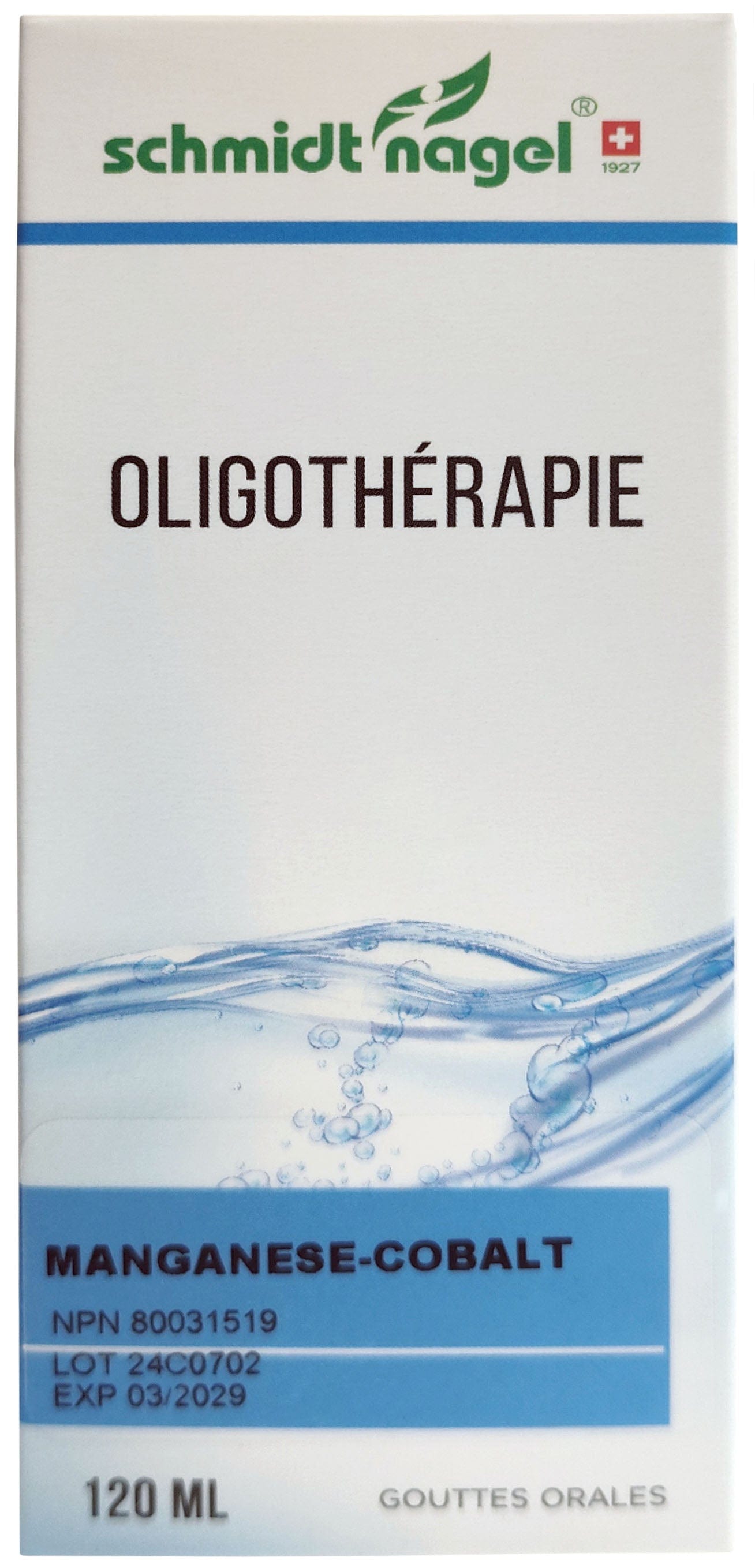 HOMEODEL Suppléments Oligo manganèse-cobalt 120ml