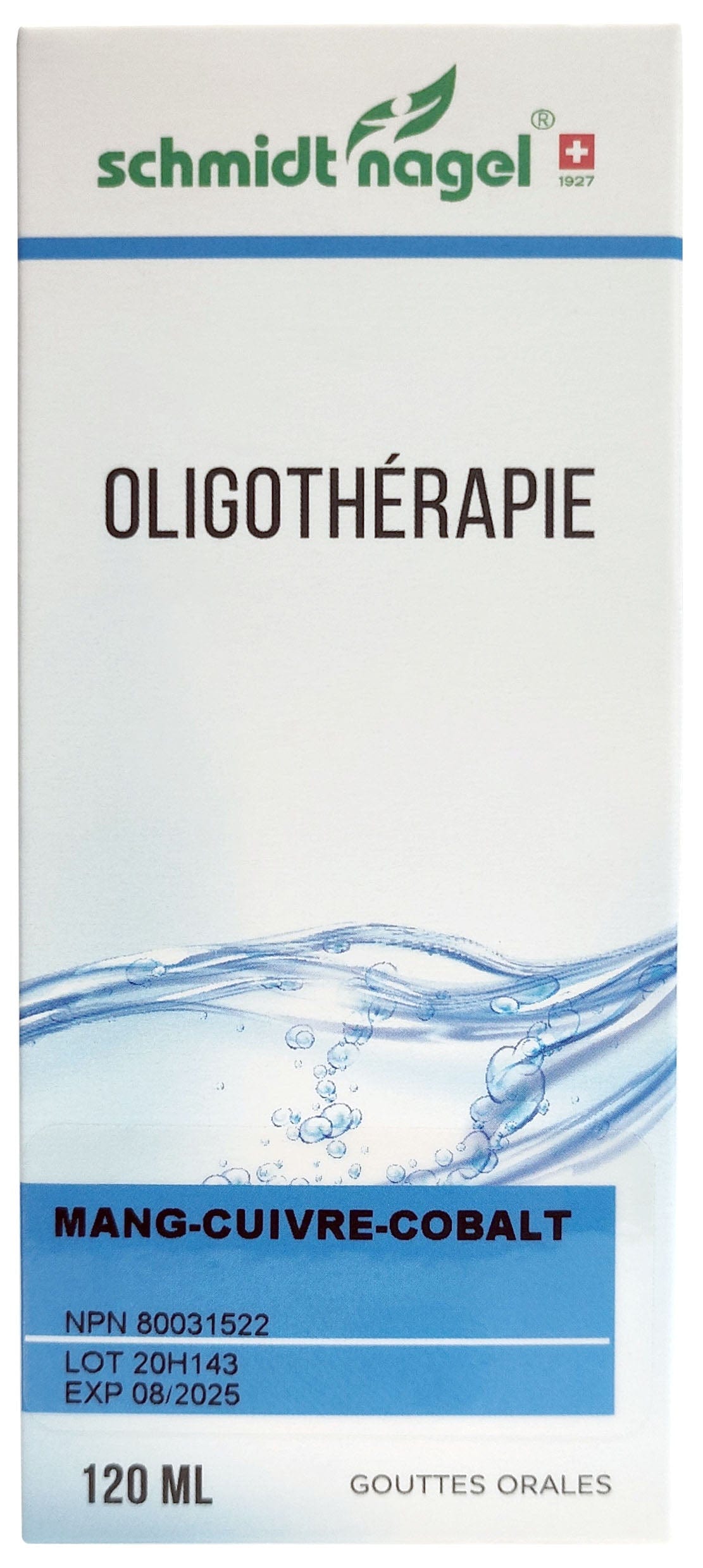 HOMEODEL Suppléments Oligo manganèse-cuivre-cobalt 120ml