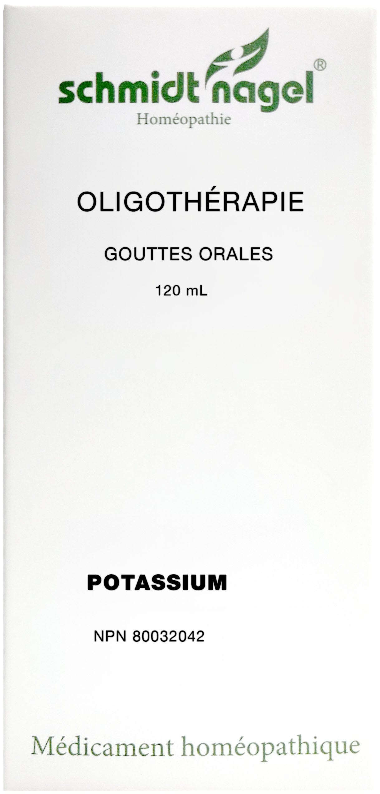 HOMEODEL Suppléments Oligo potassium 120ml