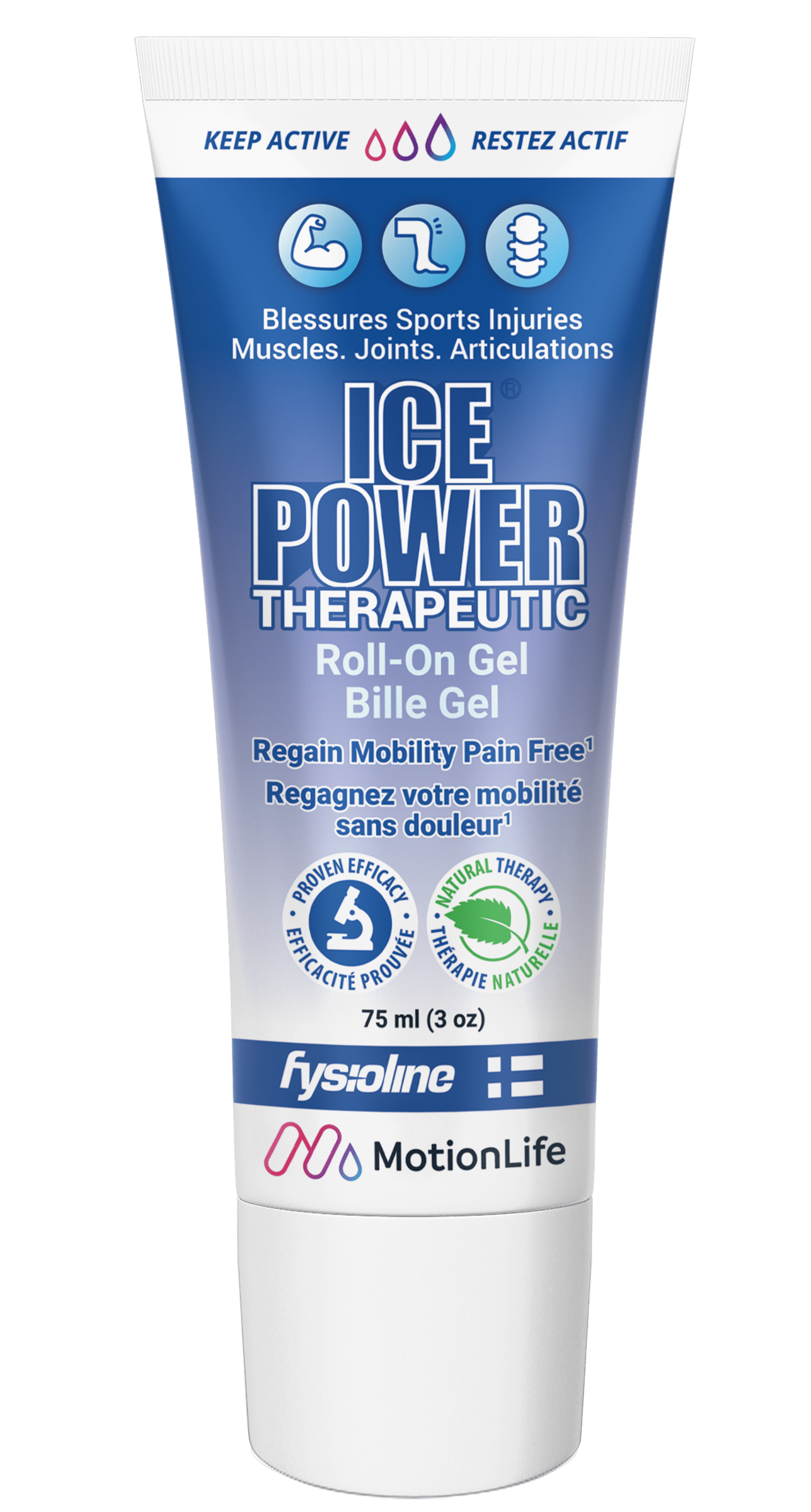 ICEPOWERTHERAPEUTIC Suppléments Bille gel 75ml