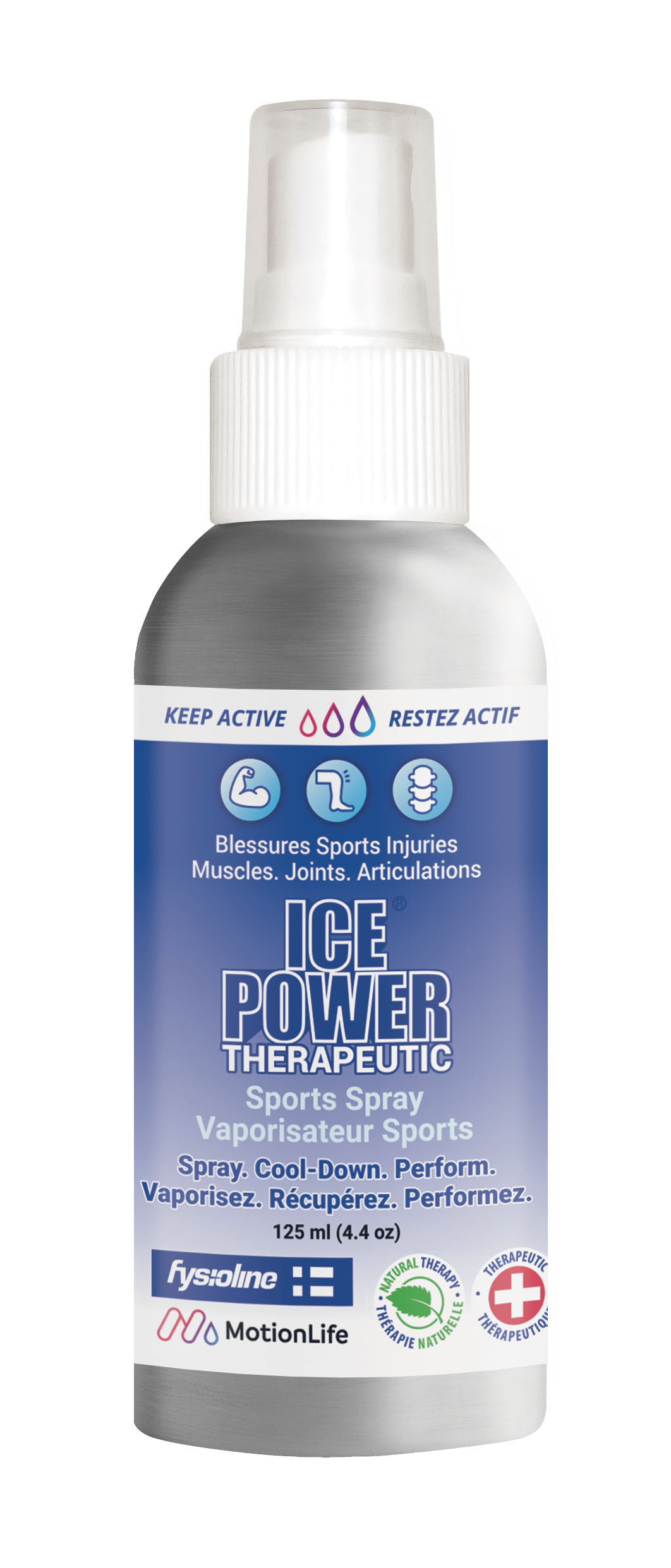 ICEPOWERTHERAPEUTIC Suppléments Vaporisateur sports 125ml