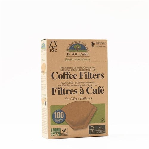 IF YOU CARE Épicerie Filtres à café #4 100un