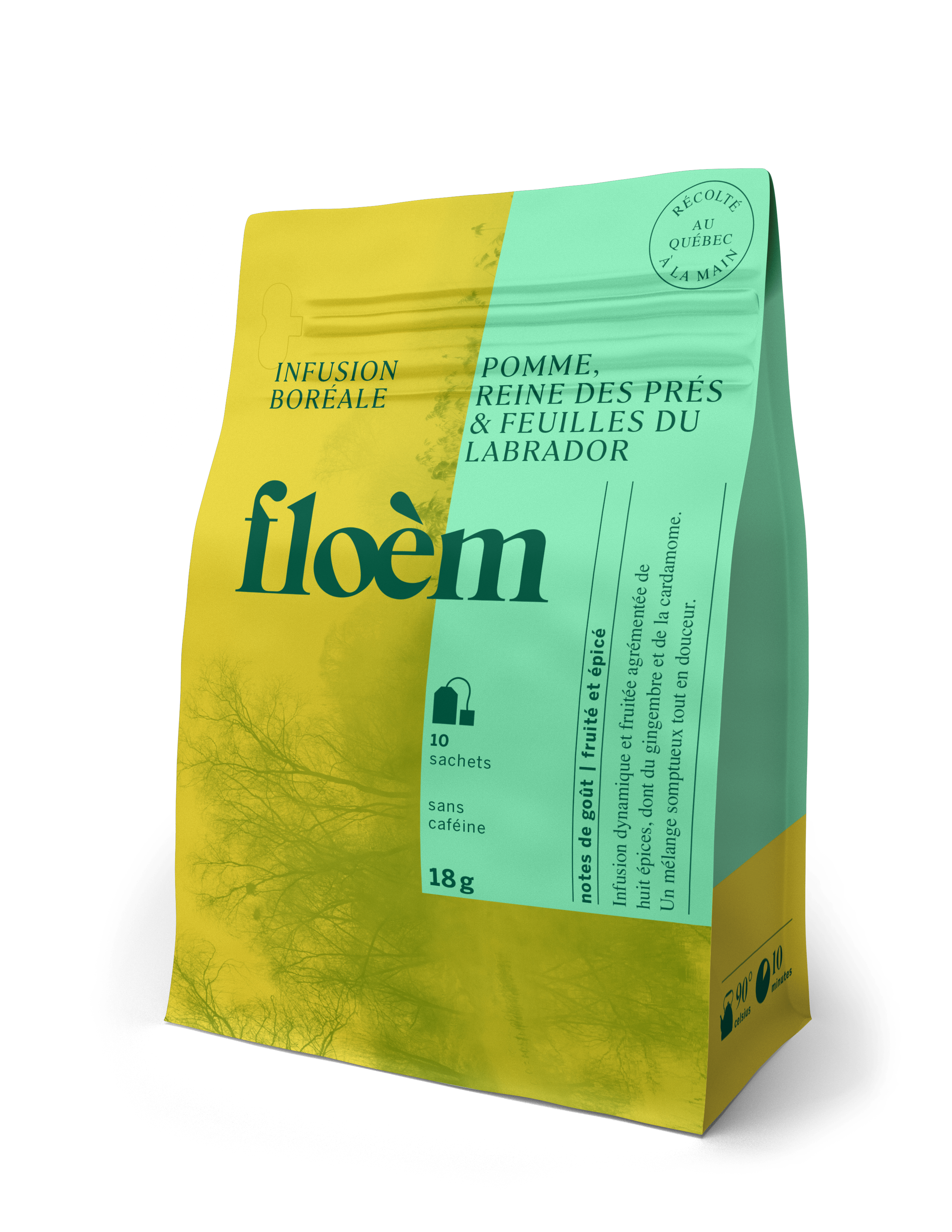 INFUSIONS FLOÈM Épicerie Infusion Pommes et reines des près 10s