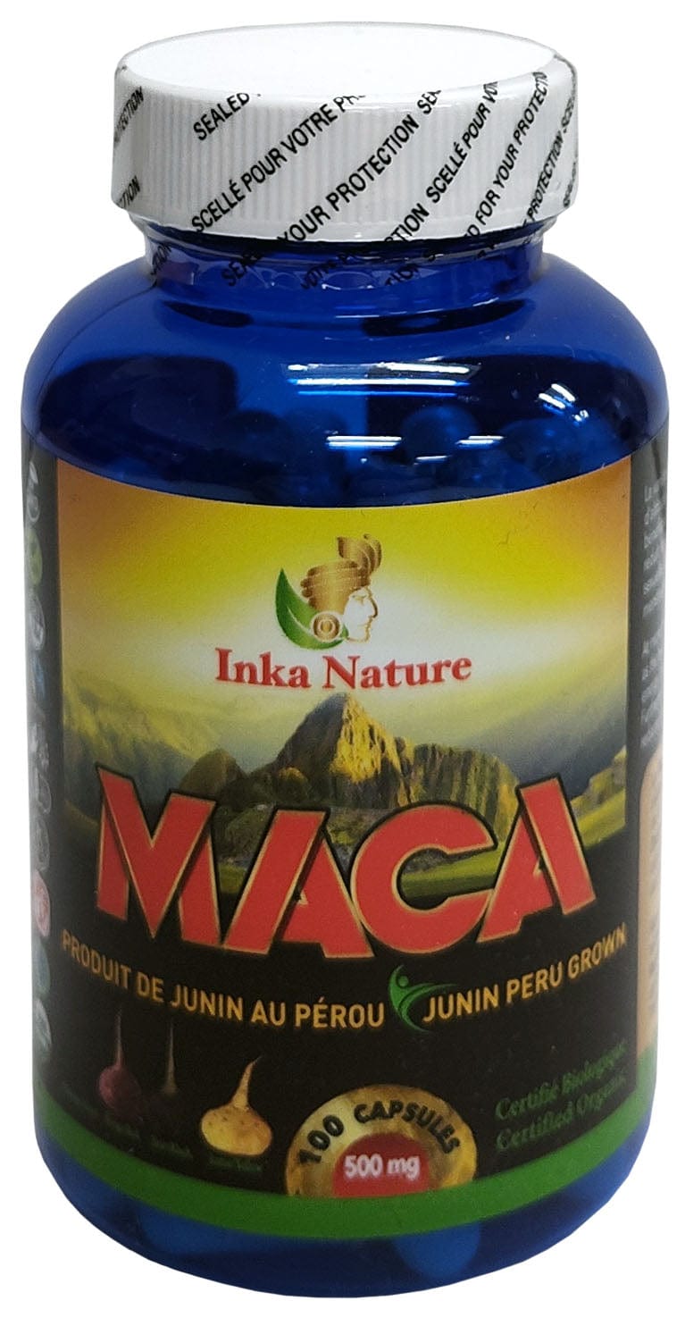 INKA NATURE Suppléments Maca de Junin bio  100caps