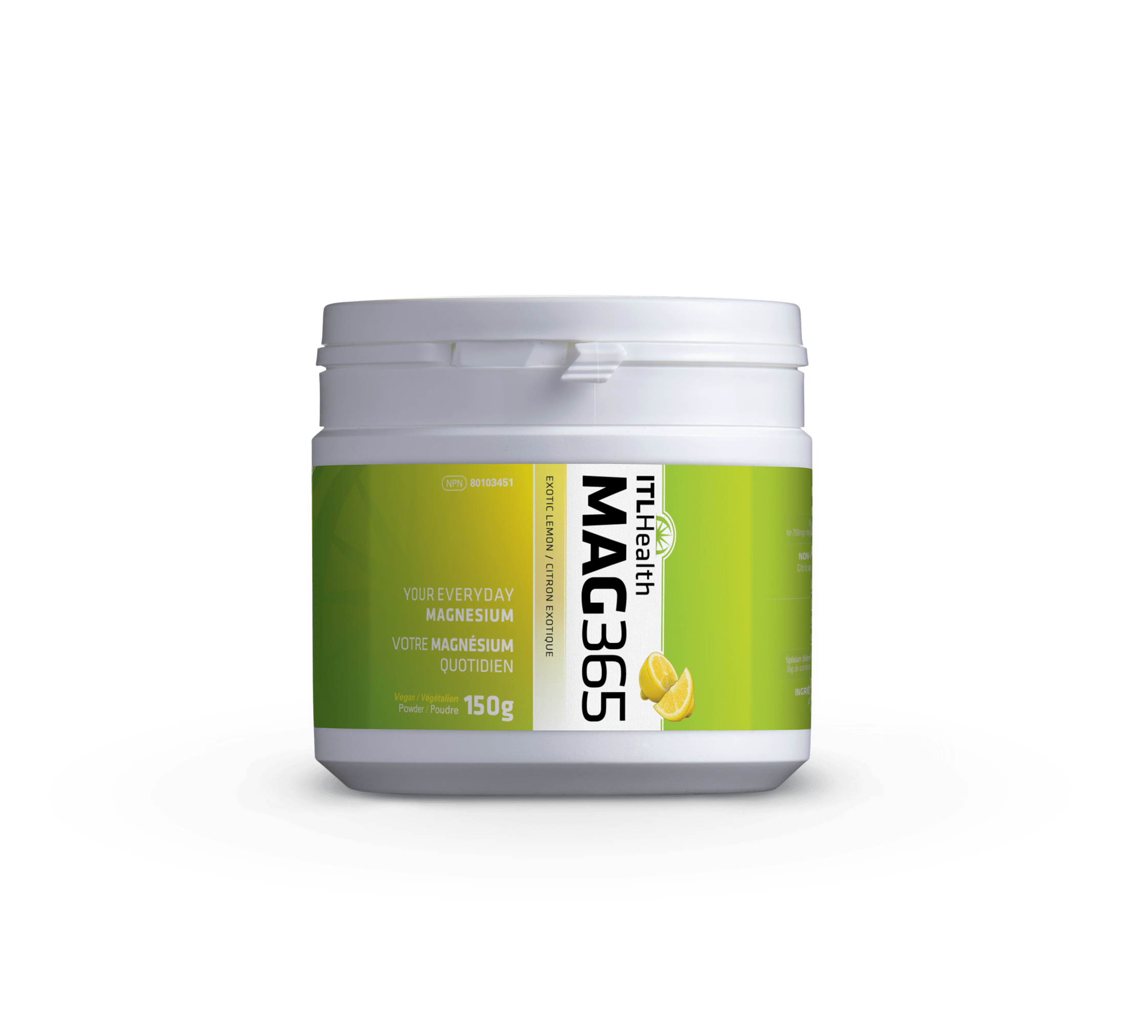 ITL HEALTH Suppléments Mag 365 Magnésium (citron exotique) 150g
