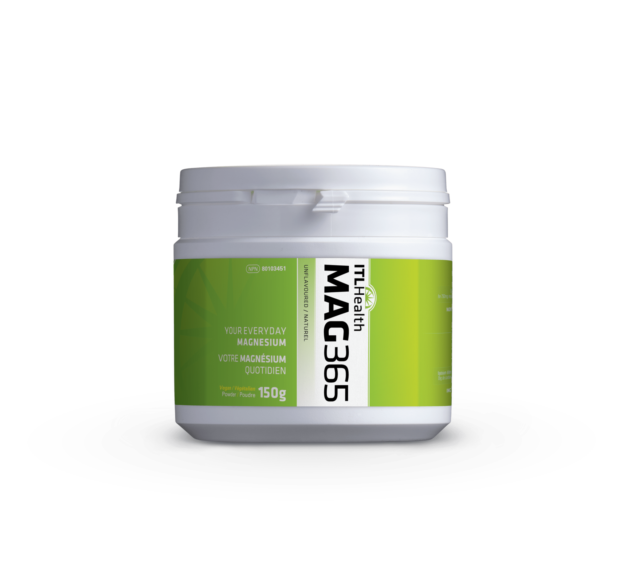 ITL HEALTH Suppléments Mag 365 Magnésium (naturel) 150g