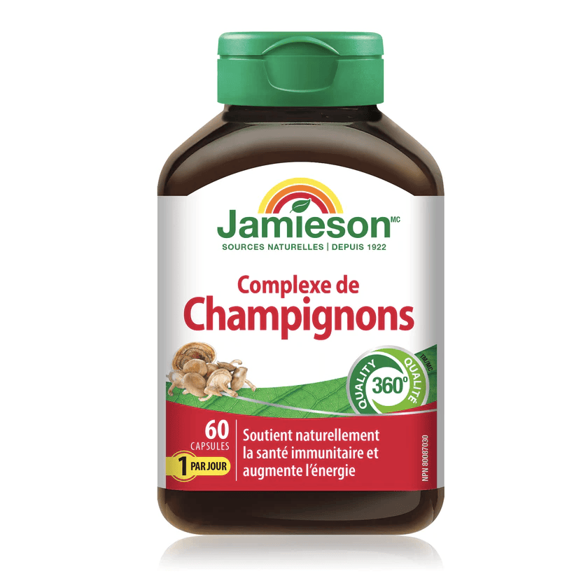 JAMIESON Suppléments Complexe de champignons 60caps