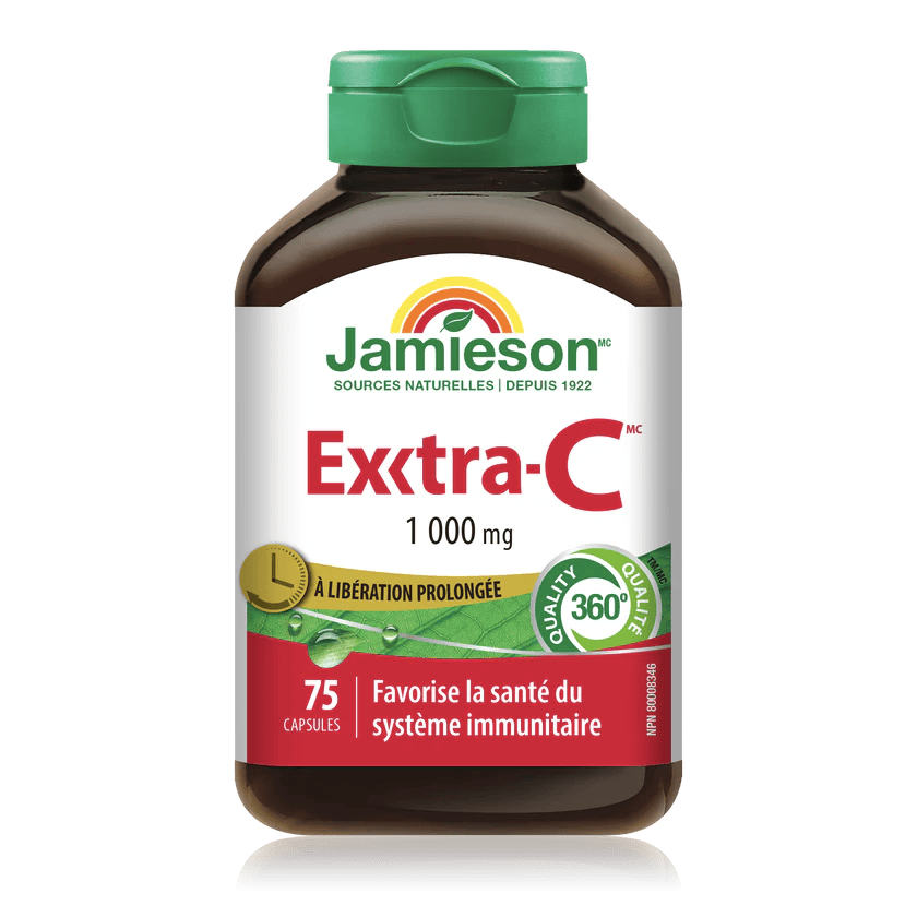 JAMIESON Suppléments Exxtra C TR (1000mg) 75caps